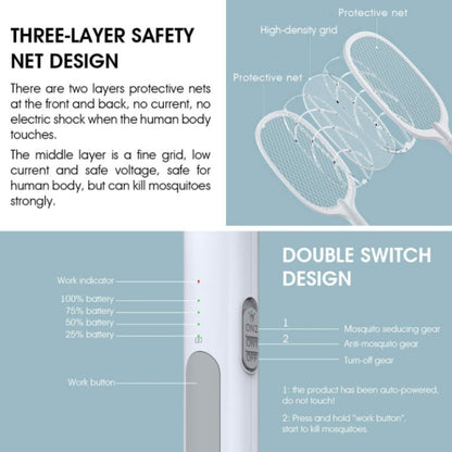 Rechargeable Electric Swatter Racket