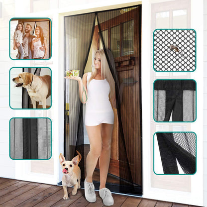 Magnetic Mesh Insect Screen Door