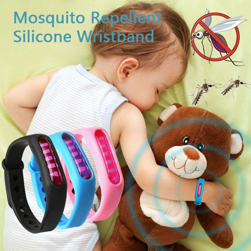 Mosquito Repellent Silicone Wristband
