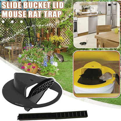 Reusable Smart Slide Bucket Lid Mouse Rat Trap