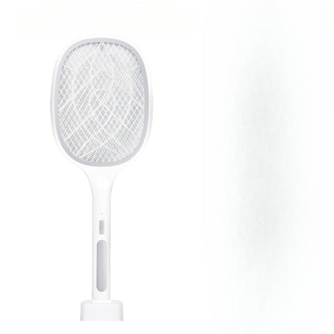 Electric Flies Swatter Zapper Racket With UV Lamp