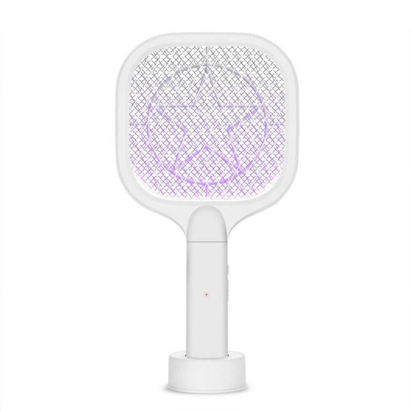 Mini Electric Mosquito Swatter Zapper Racket With UV Lamp