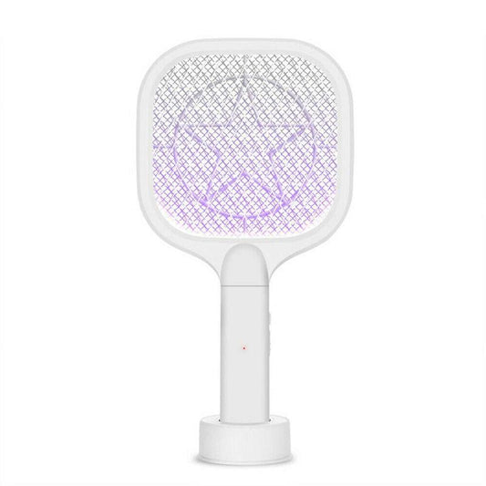 Mini Electric Mosquito Swatter Zapper Racket With UV Lamp