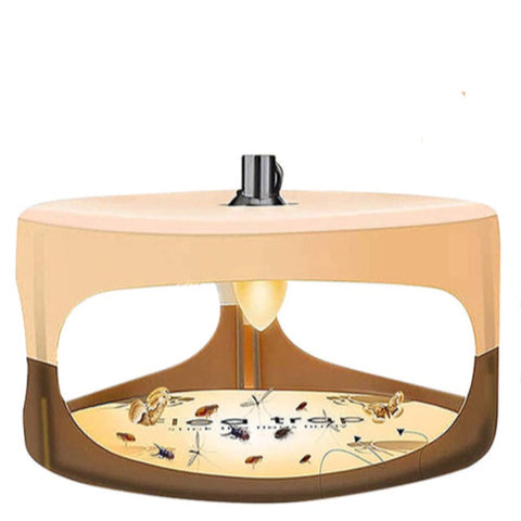 Flea Trap Sticky Dome Bedbug With 2 Sticky Discs Light Bulb