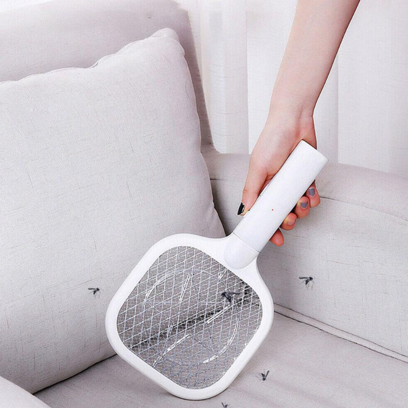 Mini Electric Mosquito Swatter Zapper Racket With UV Lamp