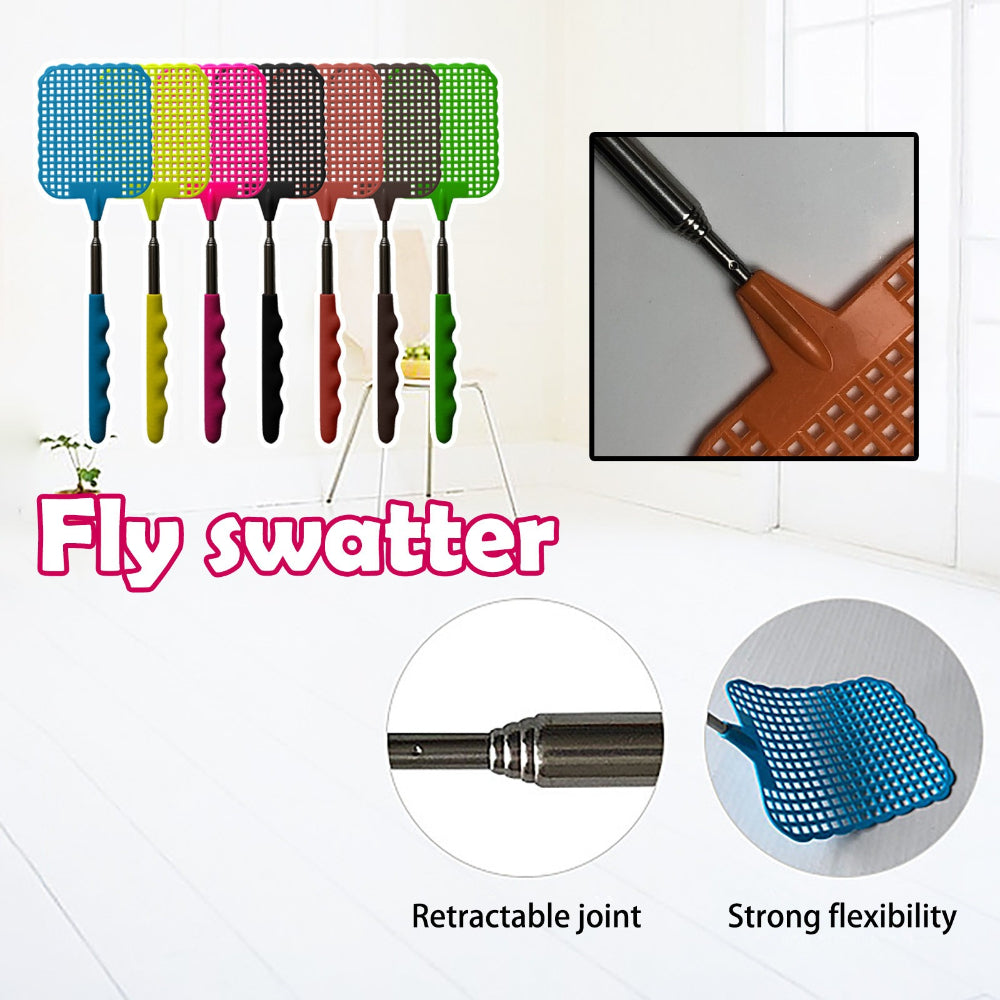 Rectangle Fly Swatter With Long Handle