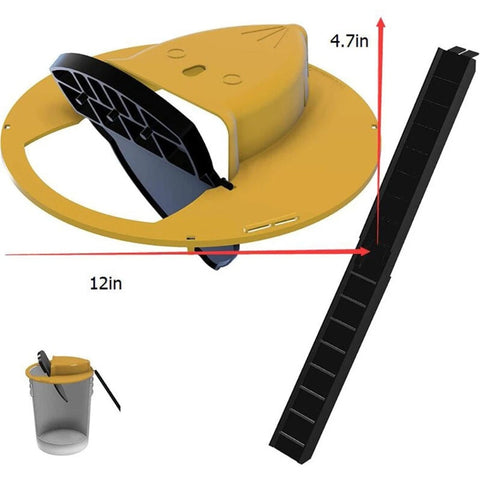 Reusable Smart Slide Bucket Lid Mouse Rat Trap