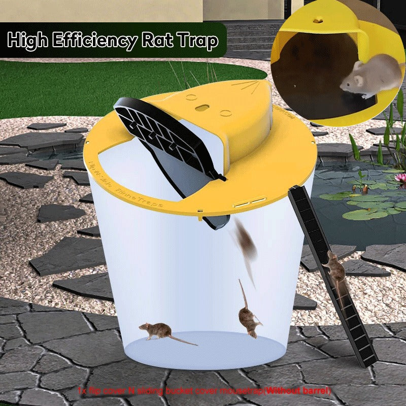 Reusable Smart Slide Bucket Lid Mouse Rat Trap