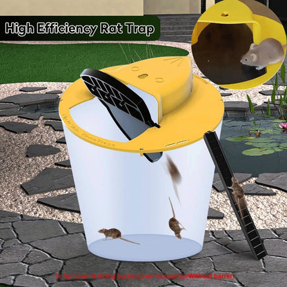 Reusable Smart Slide Bucket Lid Mouse Rat Trap