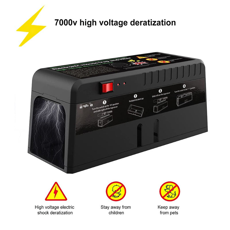 Reusable Electronic High Voltage Mouse Trap Tool