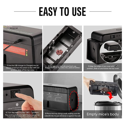 Reusable Electronic High Voltage Mouse Trap Tool