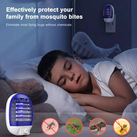 Mini Electric Mosquito Repellent LED Lamp