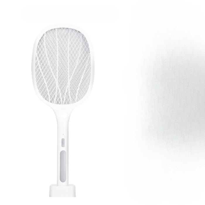 Electric Flies Swatter Zapper Racket With UV Lamp